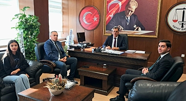 ADD HEYETİNDEN BAŞKAN AV. TUT’A TEBRİK ZİYARETİ