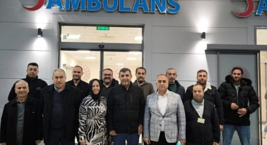 Başkan Sarı Hastanede İncelemelerde Bulundu