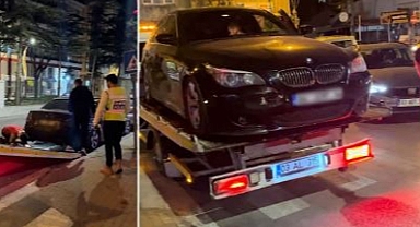 Drift yapan sürücüye 32 bin 233 lira ceza kesildi