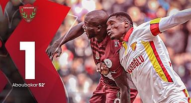 ABOUBAKAR HATAY'A PUANI GETİRDİ