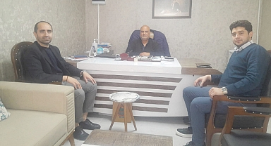 AKSAGAZ TEMSİLCİLERİNDEN GAZETEMİZE NEZAKET ZİYARETİ