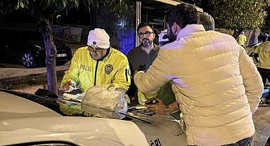 Dron destekli trafik denetimi yapıldı