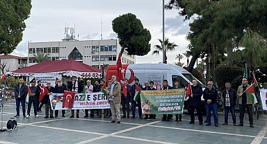 İsrail'in Filistin'e yönelik saldırıları protesto edildi