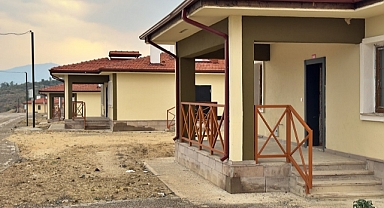 KÖY AFET EVLERİ TESLİM EDİLİYOR