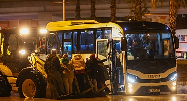Şiddetli yağış etkili oldu