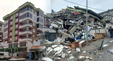 DEPREMDE ÇÖKE BİNANIN YARGILAMASI DEVAM ETTİ
