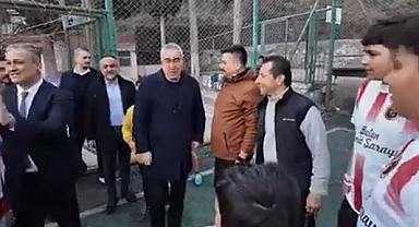 EFSANE SAMET AYBABA GENÇLERLE BULUŞTU