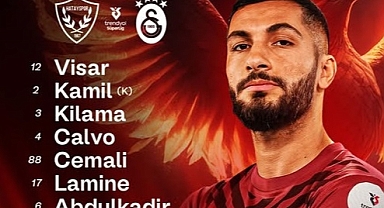 HATAYSPOR’UN İLK 11’İ BELLİ OLDU