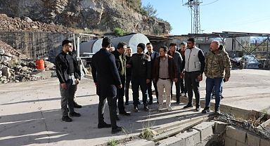 ATIL TESİSE BAŞKAN DÖNMEZ’İN ELİ DEĞDİ