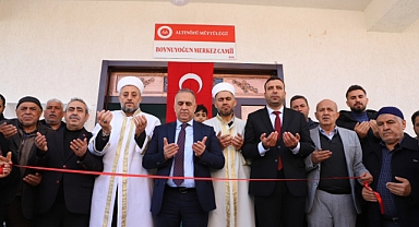Boynuyoğun Merkez Camii İbadete Açıldı