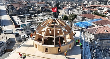 HABİB-İ NECCAR’IN TACI YERİNE KONULDU ANADOLU’NUN İLK CAMİSİ HAYAT BULUYOR
