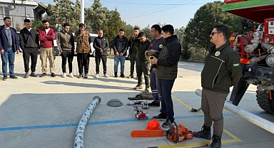 HATAY’DA ORMANCILARA YANGIN EĞİTİMİ VERİLDİ