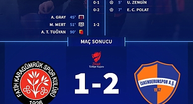 İSKENDERUNSPOR ÇEYREK FİNALE YÜKSELDİ