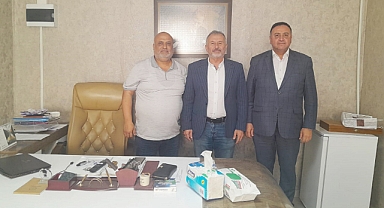 BAŞKAN TUTAR’DAN GAZETEMİZE NEZAKET ZİYARETİ