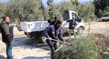 Büyükşehir Mezarlıklarda Çalışma Başlattı