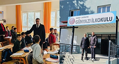 TECİMEN'DEN GÜNYAZI İLKOKULU’NA ZİYARET