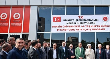 Diyanet İşleri Başkanı Erbaş, Kur'an kursu ve Genç Ofis açılışına katıldı