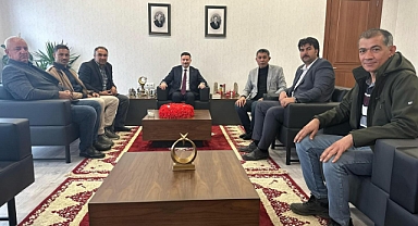 MUHTARLARDAN KAYMAKAM ZİYARETİ