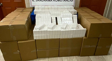 16 bin 100 paket makaron ele geçirildi