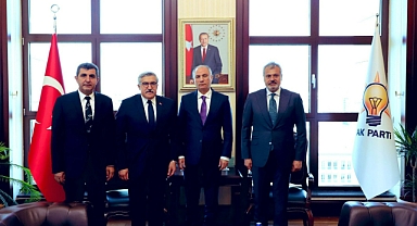 AK PARTİ HEYETİ ANKARA’DA ZİYARETLERDE BULUNDU