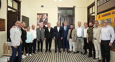 BAŞKAN ÖNTÜRK İSKENDERUN’DA GAZETECİLERLE BULUŞTU