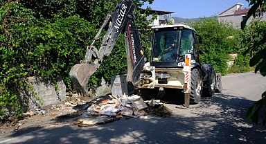 Defne Belediyesi Temizlik Ekipleri Sahada