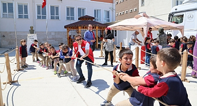 Geleneksel Oyunlar Tırı Hatay'da öğrencilerle buluştu