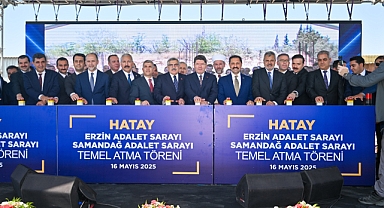 Hatay’da 2 Yeni Adalet Sarayı’nın Temeli Atıldı