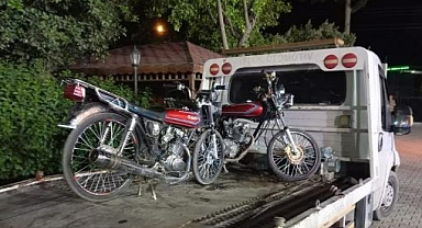 Hatay'da motosikletle yarış yapan 2 sürücüye 96 bin 225 lira ceza