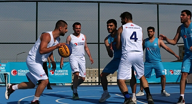 HATAY’DA TEK POTA BASKETBOL HEYECANI