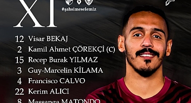 HATAYSPOR’UN İLK 11’İ BELLİ OLDU