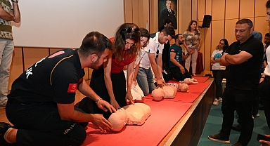 MKÜ Personeline Uygulamalı İlk Yardım Eğitimi Verildi