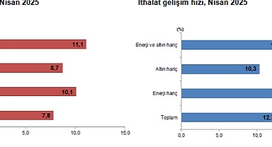 Nisan 2025'te İhracat ve İthalatta Artış Yaşandı