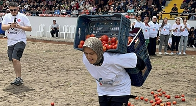 Tarım ve Seracılık Festivali'nde kadınlar kıyasıya yarıştı