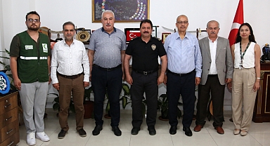 Yeşilay Hatay Şubesinden, Emniyet Müdürü Gökce'ye Ziyaret