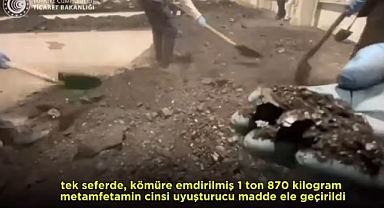 1 Ton 870 Kilogram Metamfetamin Ele Geçirildi