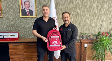 AFAD İl Müdürü Bayındır'dan Gençlik ve Spor İl Müdürü Bebek'e Ziyaret