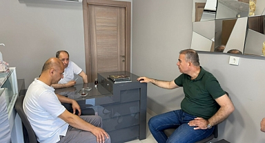 BAŞKAN ÇELİK’TEN ESNAFA ZİYARET