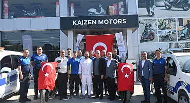 BELEN BELEDİYESİ’NE 2 MOTOSİKLET HİBE EDİLDİ