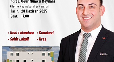 Defne Belediyesi Lions Sosyal Merkezi Açılıyor