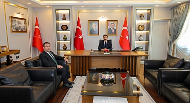 İmrek’ten Vali Masatlı’ya Veda Ziyareti