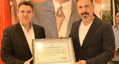 Kaymakam Gökpınar’a Arsuz fahri hemşehrilik beratı verildi