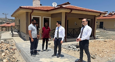 Kaymakam Yazıcı'dan Deprem Konutlarına Yakın Takip