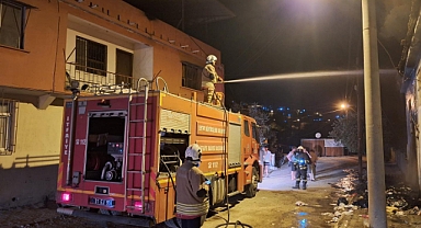 Kırıkhan’da Korkutan Mesken Yangını