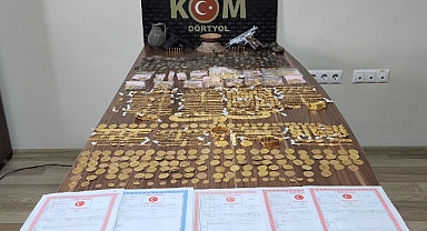 Sahte Altın ve Tarihi Eser Ele Geçirildi