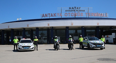 Trafik Ekipleri Otogarda Denetim Yaptı