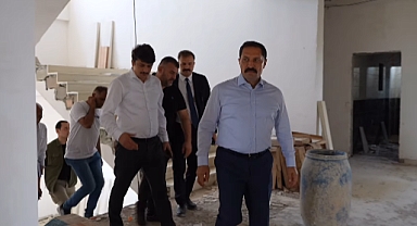 Vali Masatlı, 24 Derslikli İlkokul Binasında İncelemelerde Bulundu