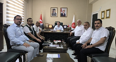 Yeşilay'dan İl Müftüsü Mevlüt Topçu'ya Ziyaret