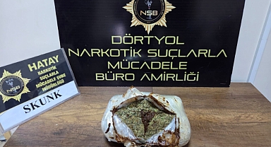 1 Kilo 450 Gram Skunk Ele Geçirildi