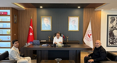 AKDAŞ BAŞARILI SPORCUYU AĞIRLADI